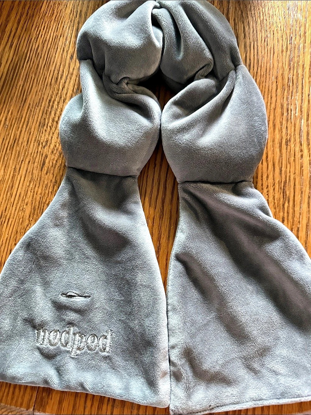NodPod gray weighted sleep mask